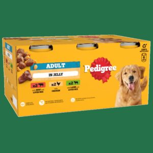 Pedigree Adult Wet Dog Food Cans (Mixed Selection in Jelly)